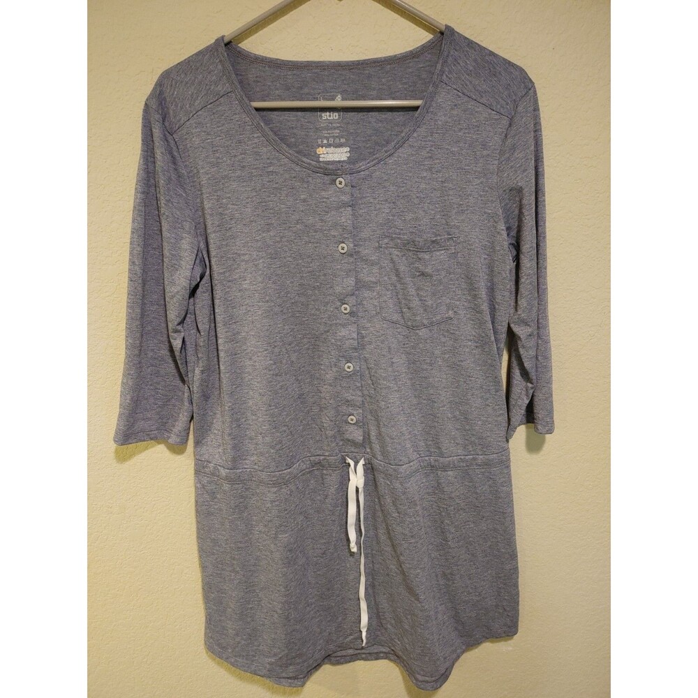 Stio Womens Divide Cover Up Gray Size Large